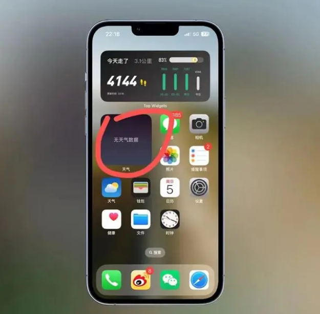 行唐苹果手机维修分享:iOS16主屏幕天气小组件无法正常工作怎么办？ 